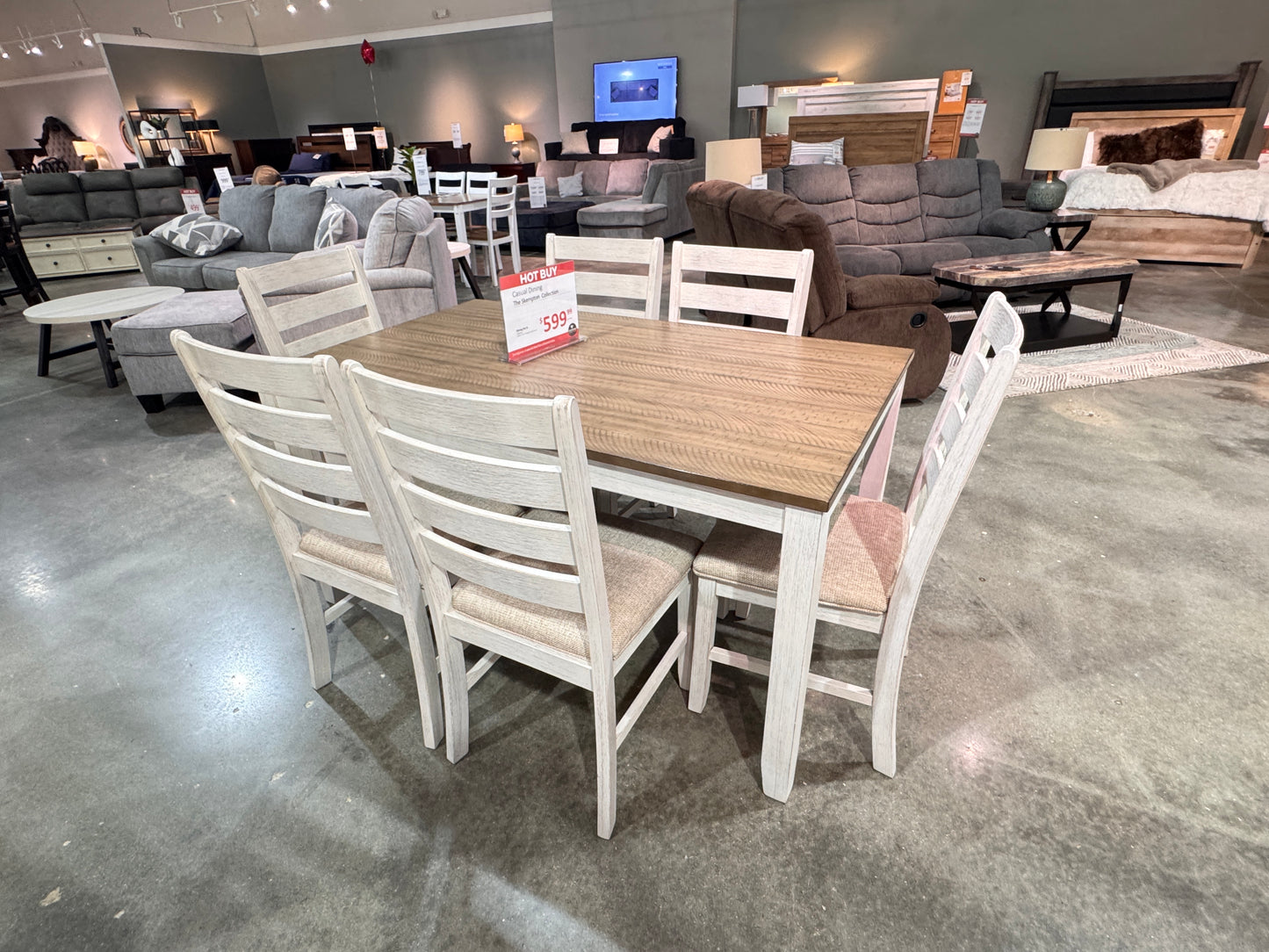 Ashley Furniture 7 pc dining set