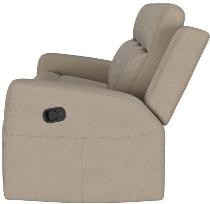 Coaster® Brentwood Taupe Manual Reclining Sofa