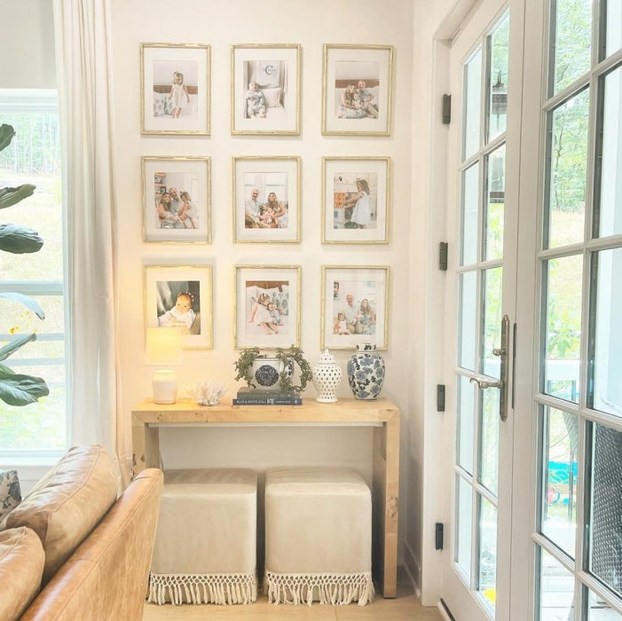 Ogden Burled Wood Console Table