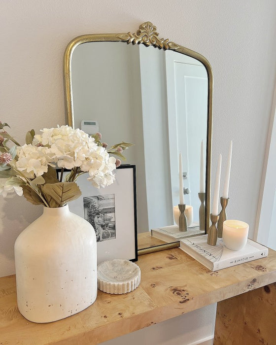 Ogden Burled Wood Console Table