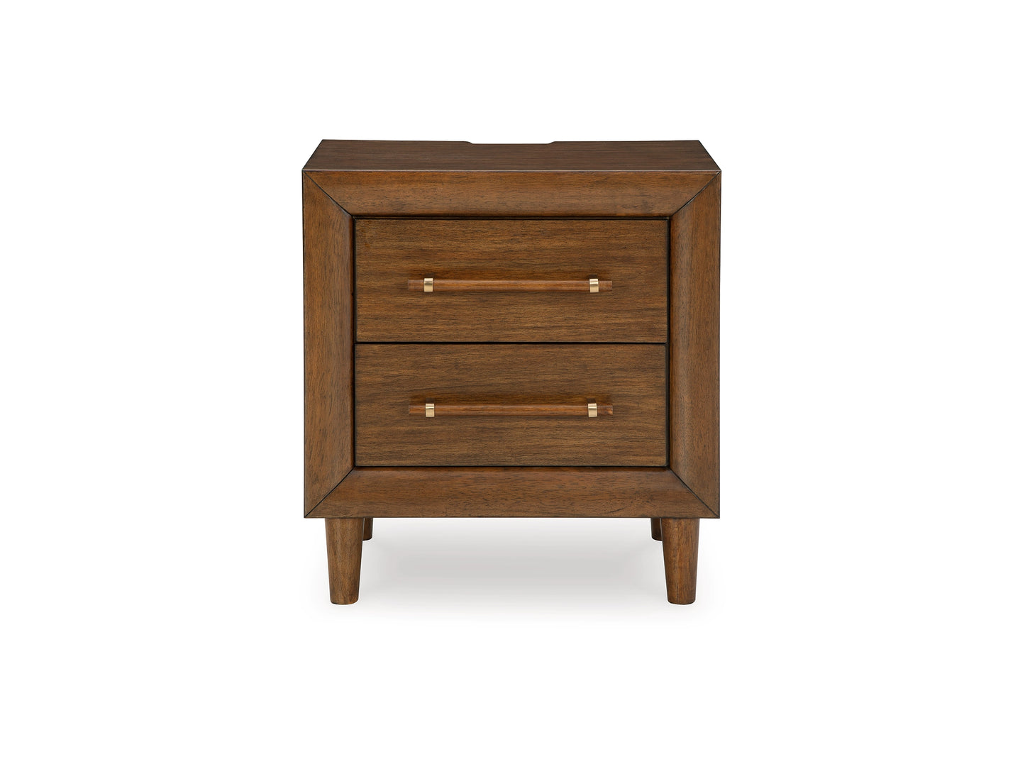 Ashley Furniture Lyncott 24" 2 Drawer Charging Nightstand, Brown