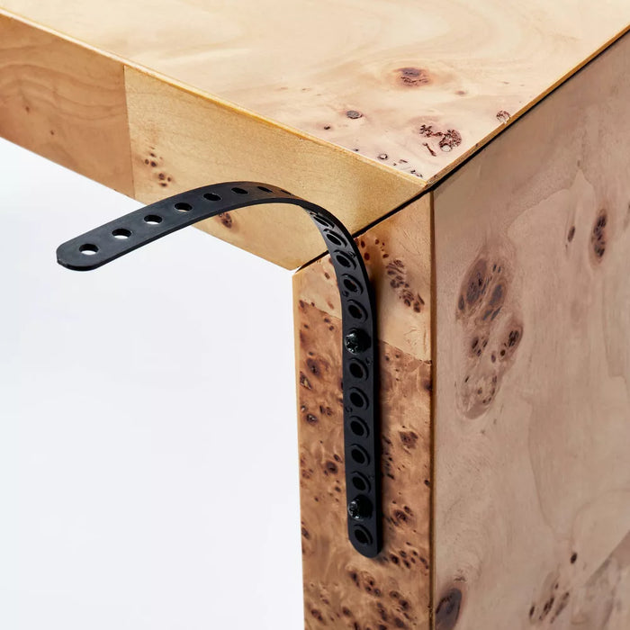 Ogden Burled Wood Console Table