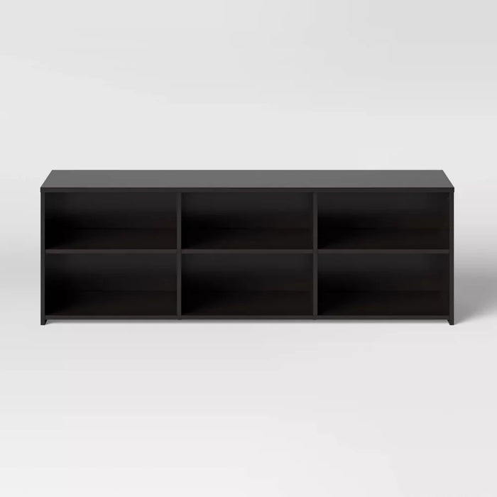 Dorm Storage TV Stand for TVs up to 70" Black