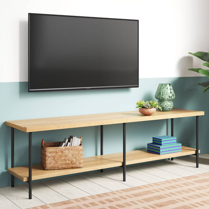 Wood and Metal TV Stand for TVs up to 60"