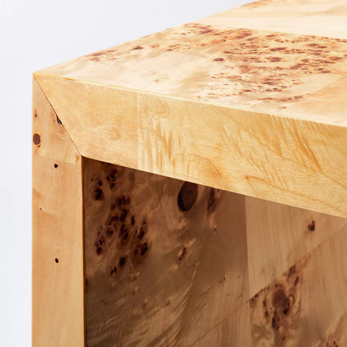 Ogden Burled Wood Console Table