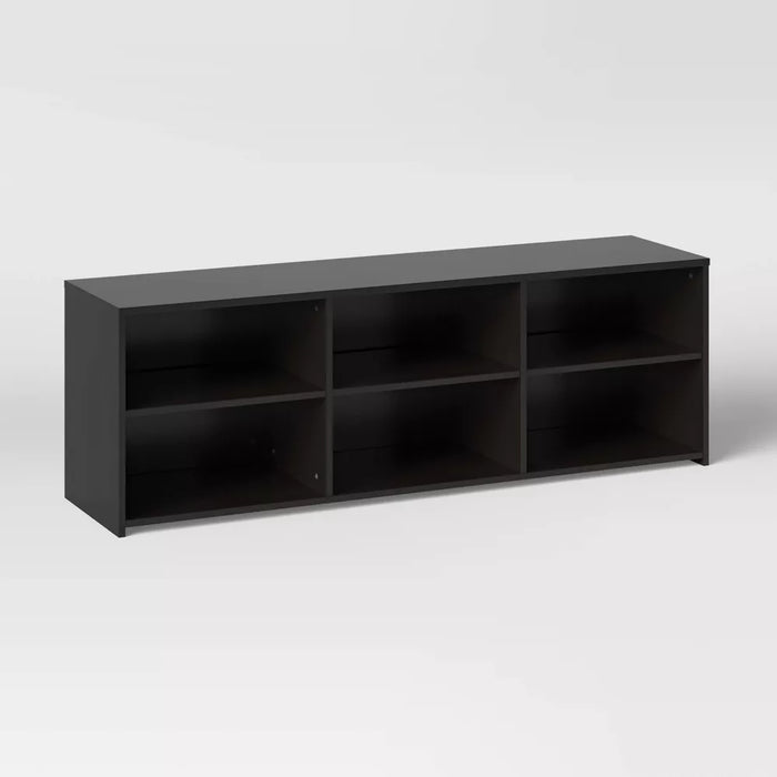 Dorm Storage TV Stand for TVs up to 70" Black