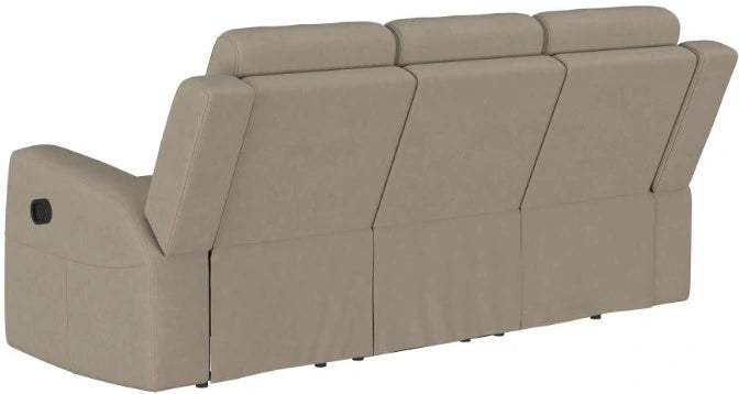 Coaster® Brentwood Taupe Manual Reclining Sofa