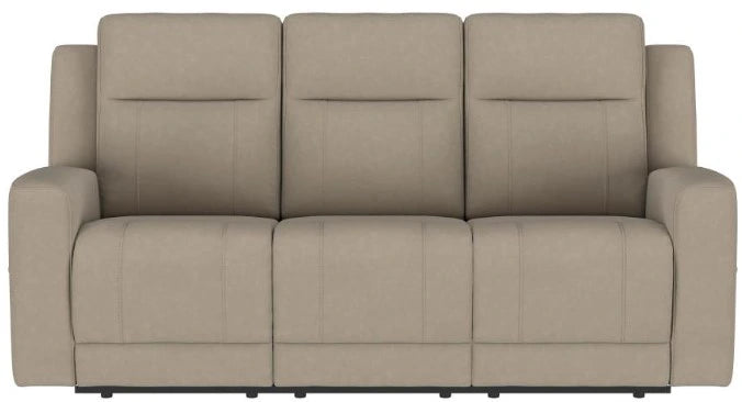 Coaster® Brentwood Taupe Manual Reclining Sofa