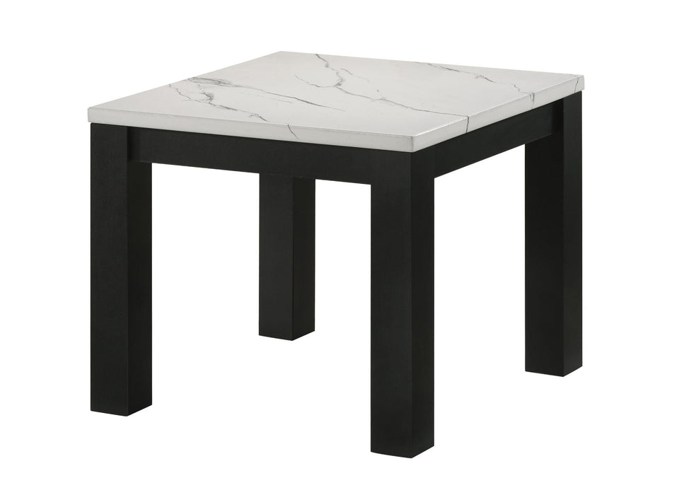 Ivy Brown Faux Marble 3-Piece Coffee Table Set