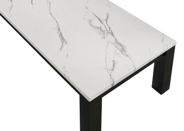 Ivy Brown Faux Marble 3-Piece Coffee Table Set