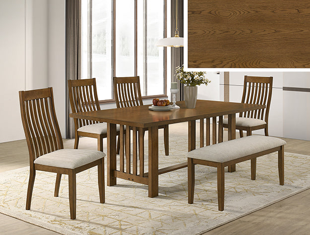 Glendale Brown Dining Table