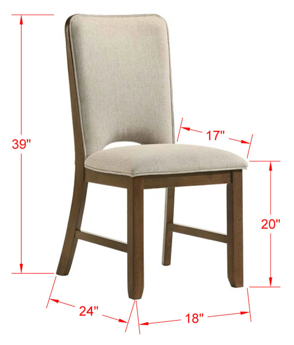 Shari Brown 5 Piece Round Dining Set