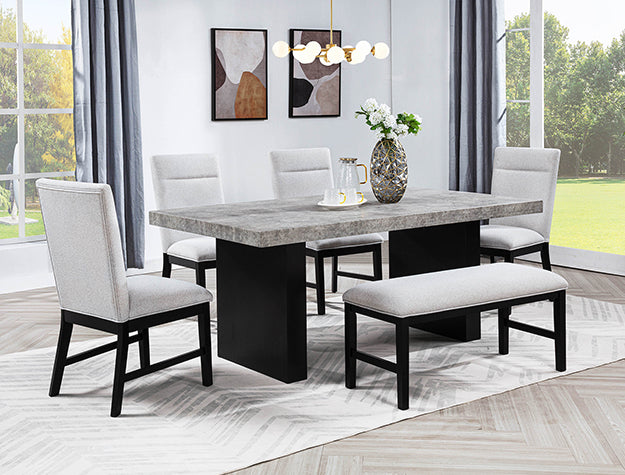Sebastian White Dining Set