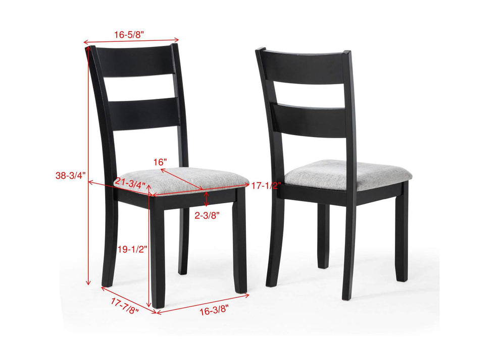 Lester Light Gray 6-Piece Dining Set