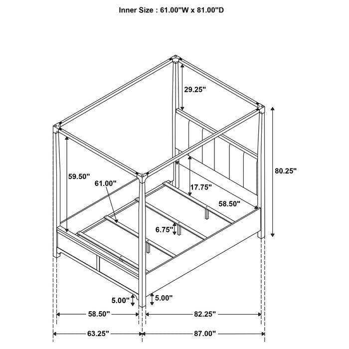 Gran Park 4 & 5 Piece Bedroom Set E.King, Queen, & Cal.King