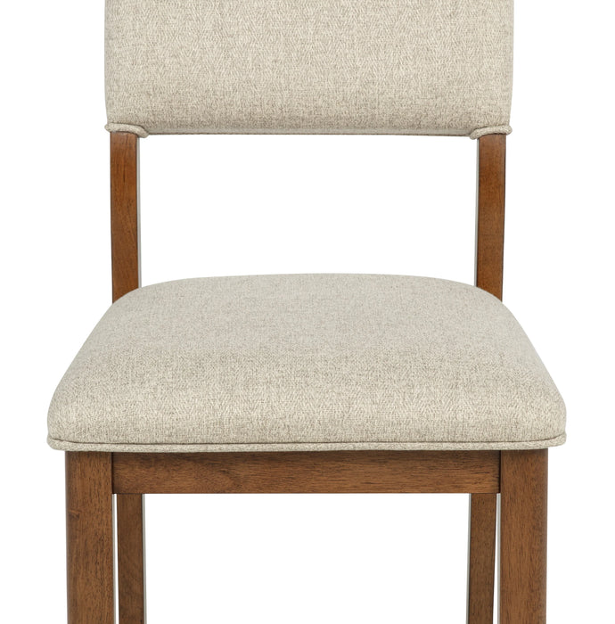 Blanche Brown 5-Piece Round Dining Set