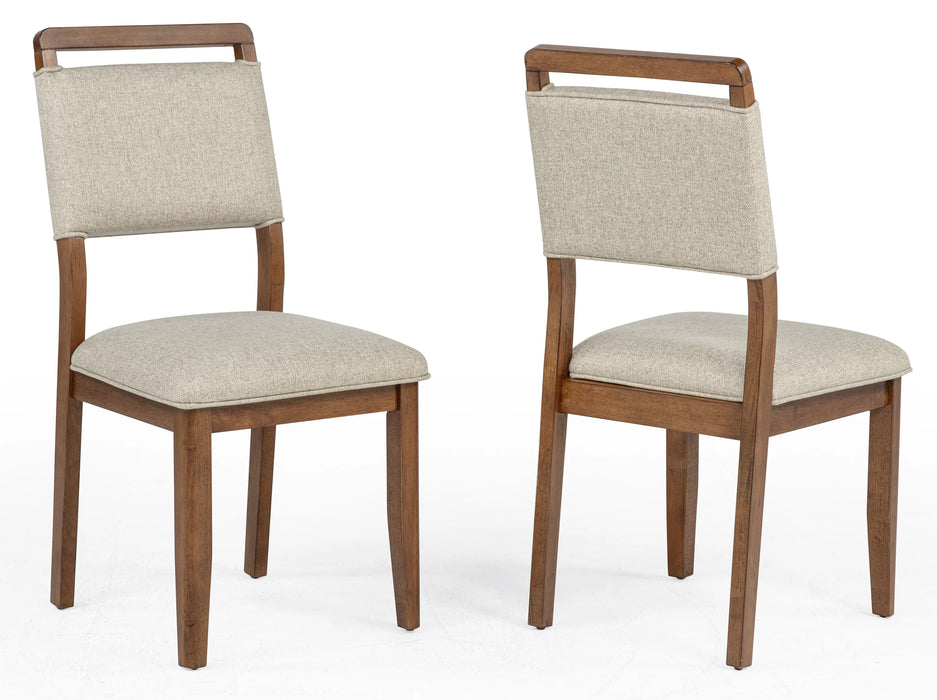 Blanche Brown 5-Piece Round Dining Set
