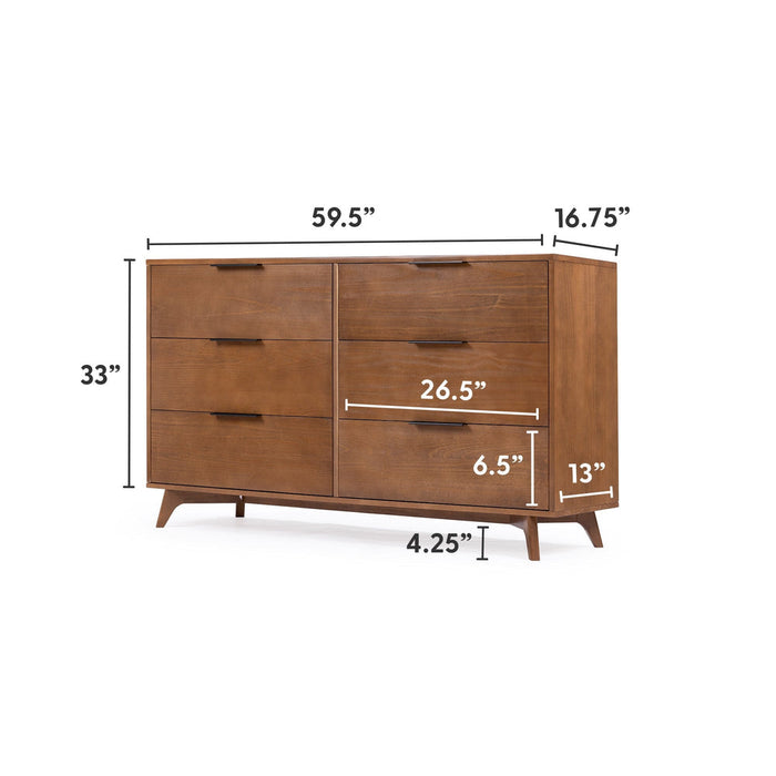 Haven 6-Drawer Solid Wood Dresser