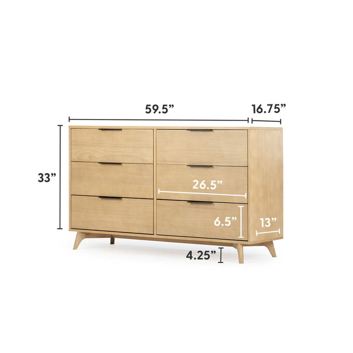 Haven 6-Drawer Solid Wood Dresser