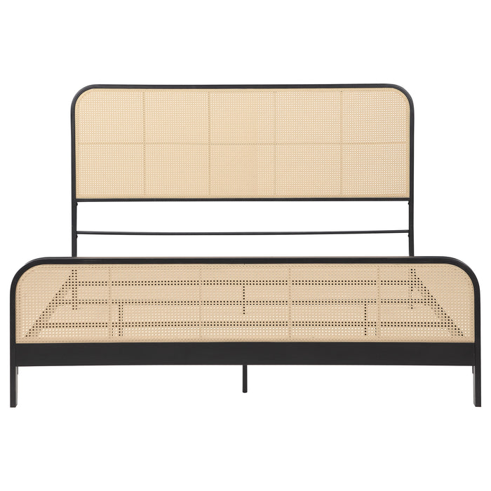 Lanewood Eastern King & Queen Bed Black & White