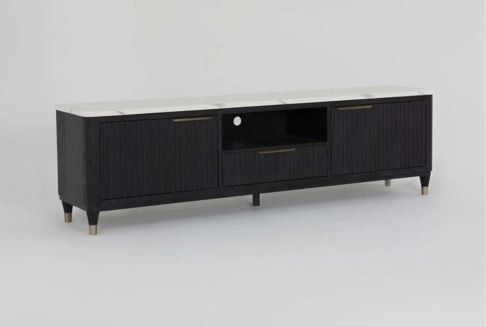 Kara Black TV Stand