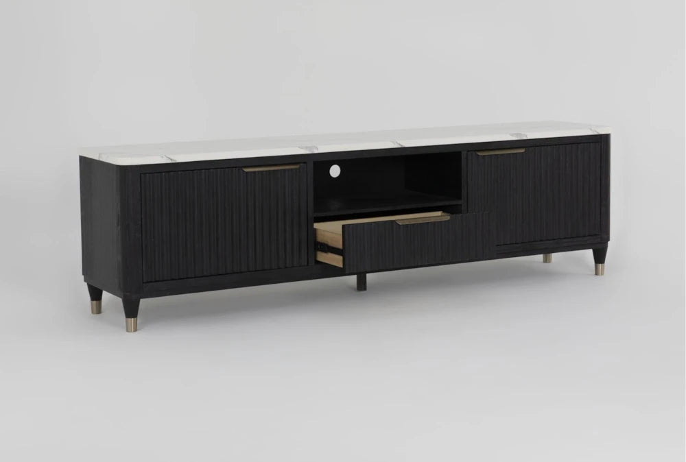 Kara Black TV Stand