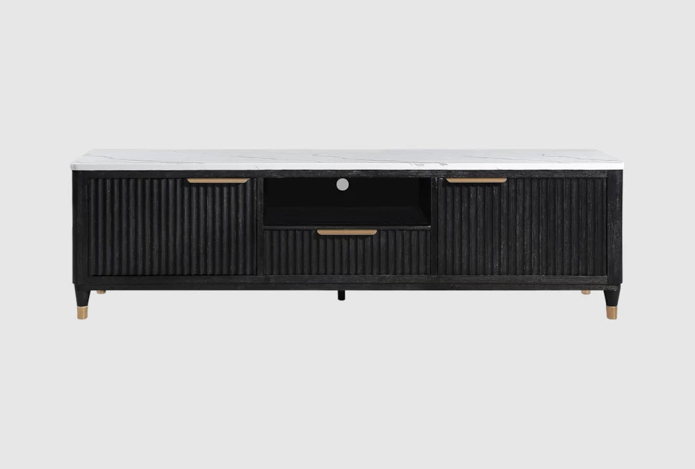 Kara Black TV Stand