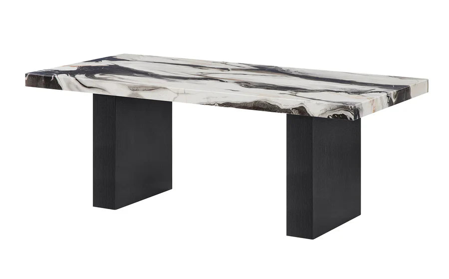 Vega Multi-Color Faux Marble 3-Piece Cocktail Set
