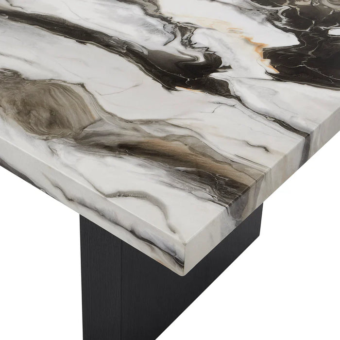 Vega Multi-Color Faux Marble 3-Piece Cocktail Set