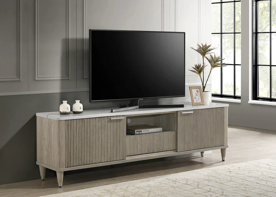 Britany Black TV Stand