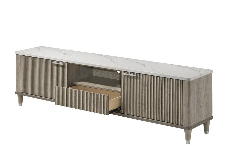 Britany Black TV Stand