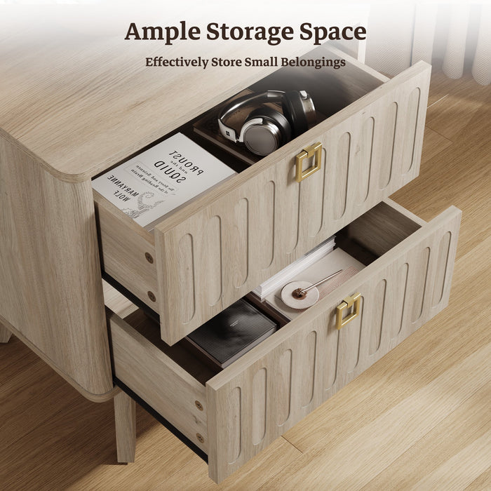 Brand New Assembled Nightstand - Modern style