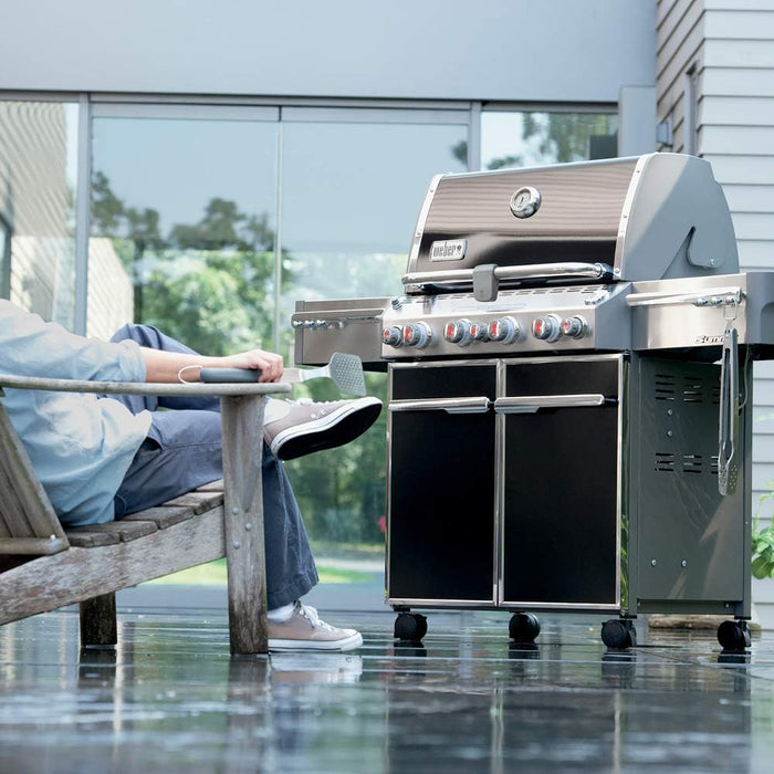 Weber Summit E-470 580-Square-Inch 48,800-BTU Liquid-Propane G, Black