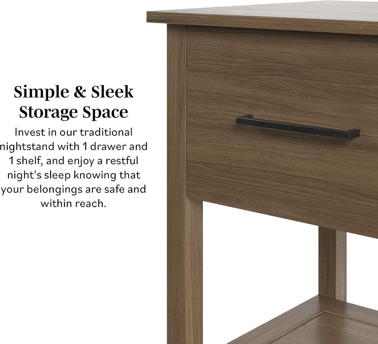 Simple Modern Nightstands with Square Legs, Diamond