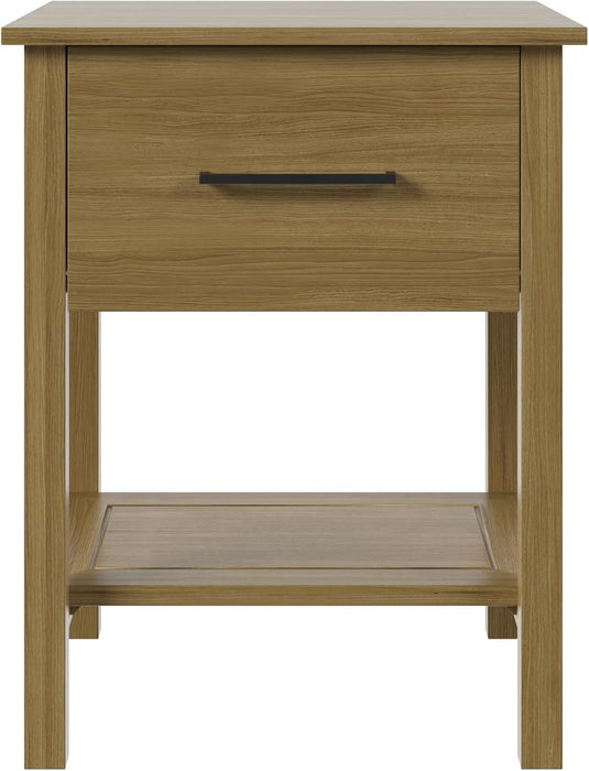 Simple Modern Nightstands with Square Legs, Diamond