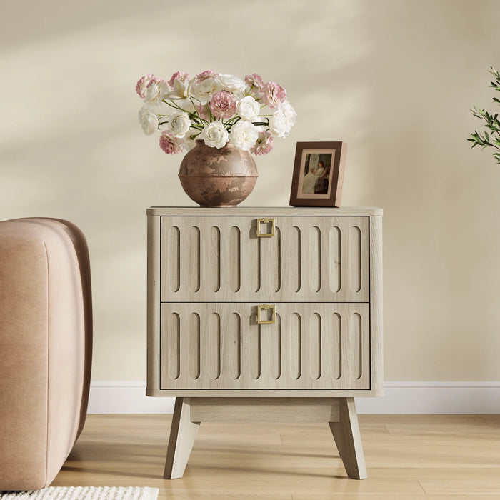 Brand New Assembled Nightstand - Modern style