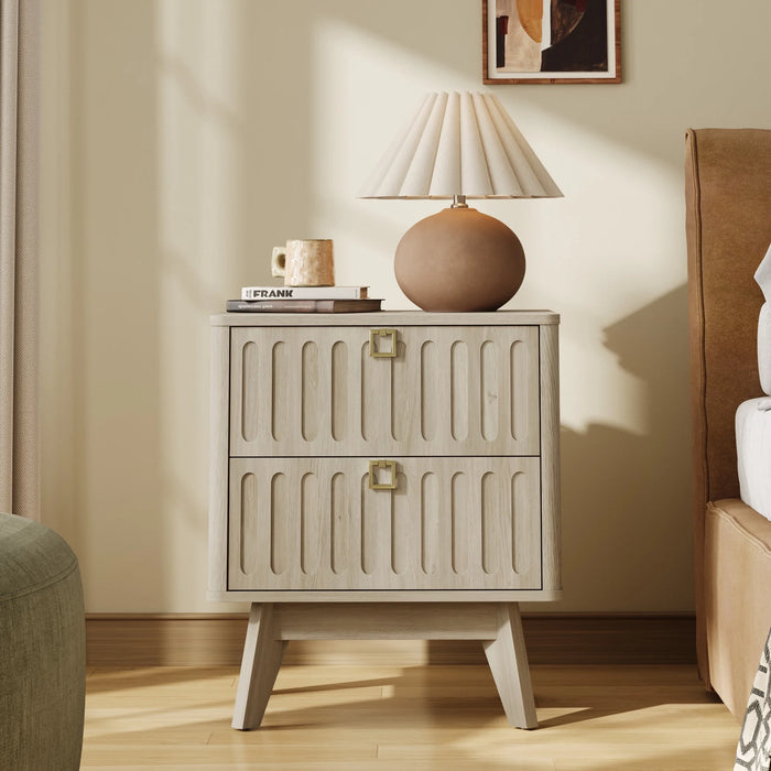 Brand New Assembled Nightstand - Modern style