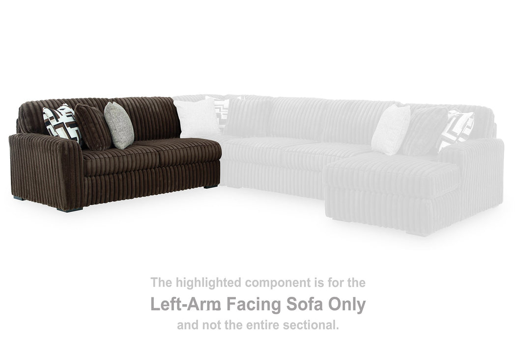 Midnight-Madness Sectional with Chaise