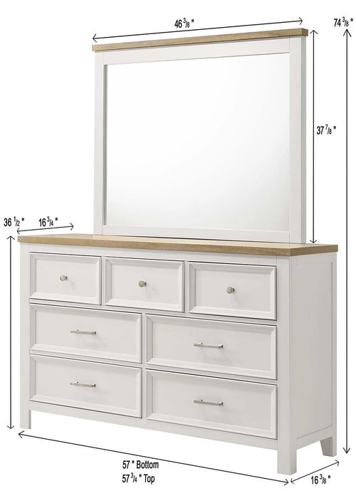 Brand new 5Pc Aston White Platform Storage Bedroom Set