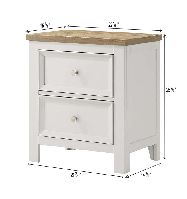 Brand new 5Pc Aston White Platform Storage Bedroom Set