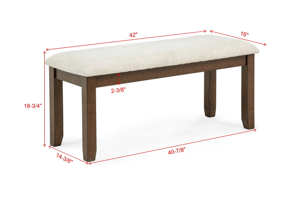 Avasa Brown 6-Piece Dining Room Set