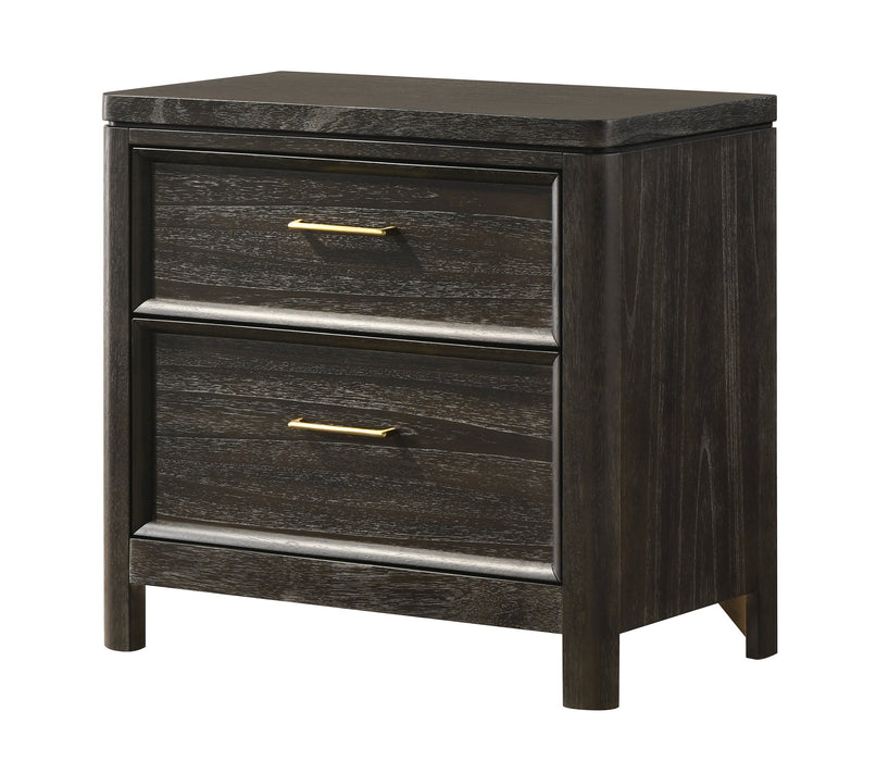 Ethel Dark Brown Nightstand