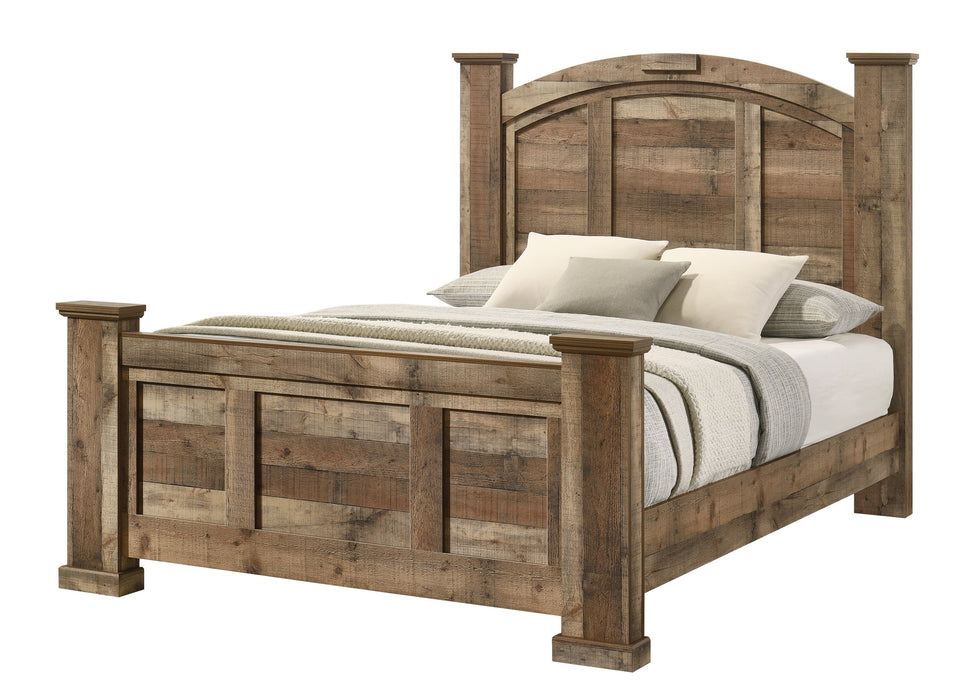 Ella-Mae Natural Queen Bed