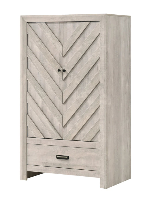 Valor Antique White Armoire