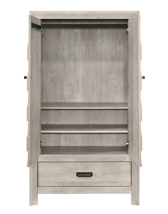 Valor Antique White Armoire