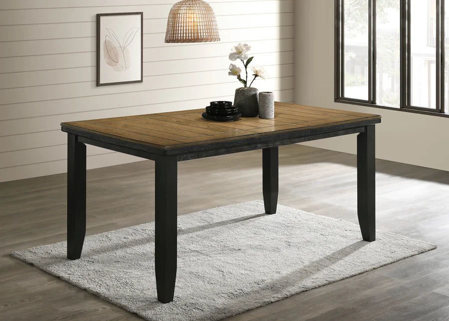 Bardstown Charcoal/Wheat Extendable Dining Set Counter Height