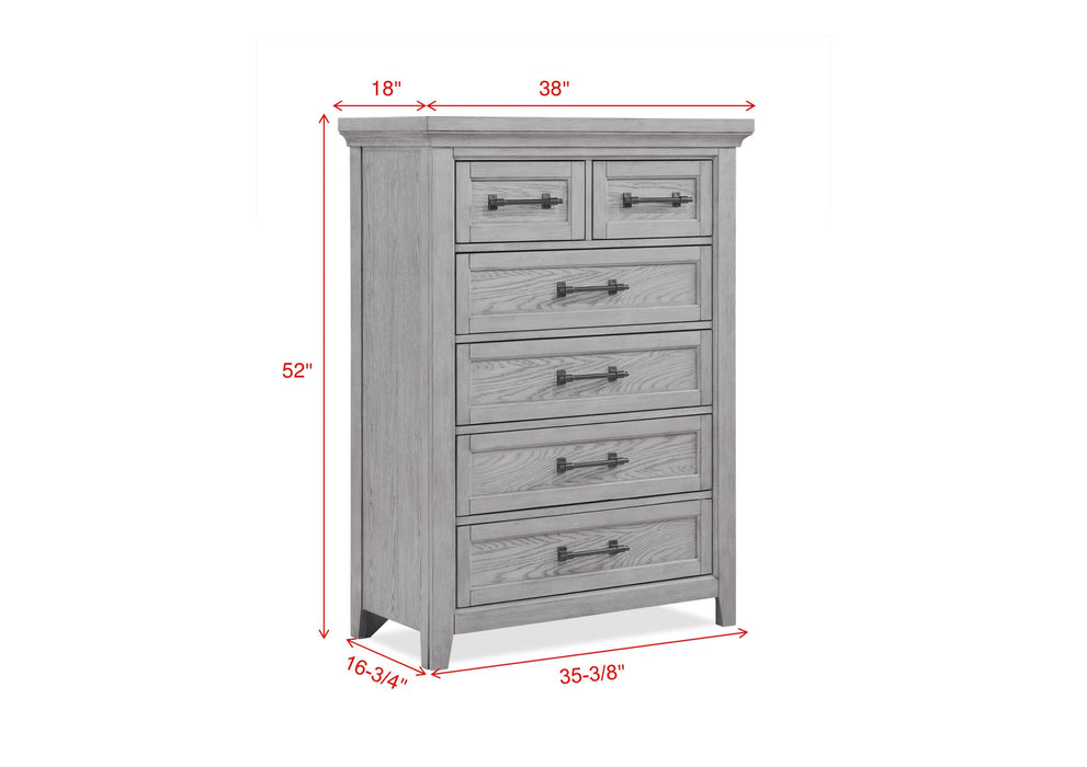 Brand New 5Pc Bedroom Set  Beckett Rustic Gray
