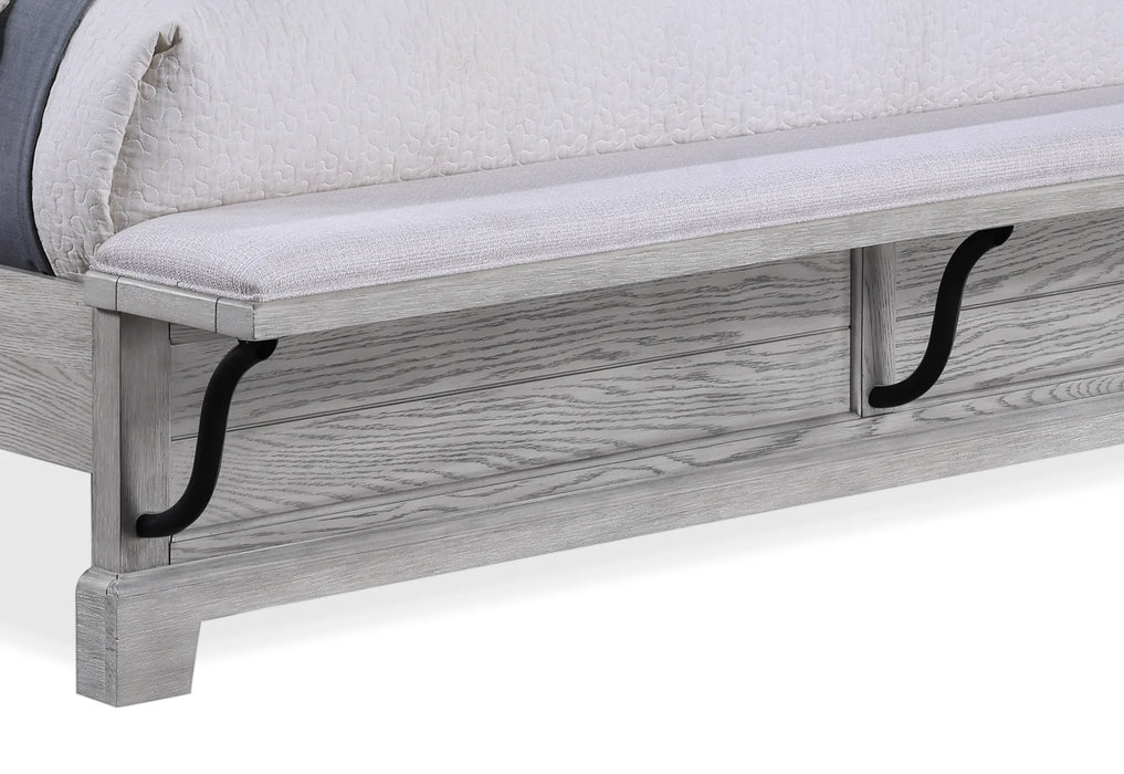 Brand New 5Pc Bedroom Set  Beckett Rustic Gray