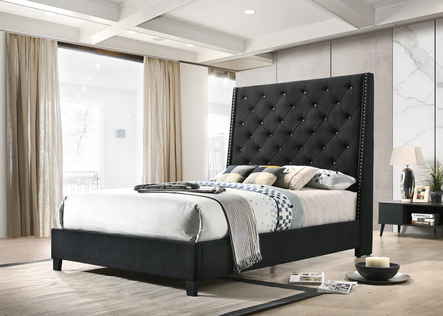 Chantilly Queen Bed Black