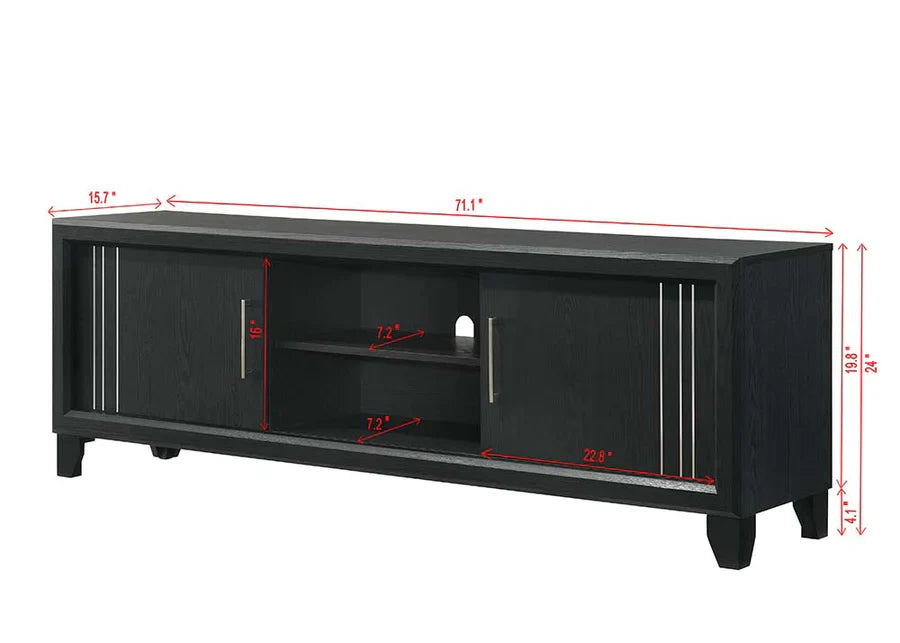 Charlie Charcoal TV Stand